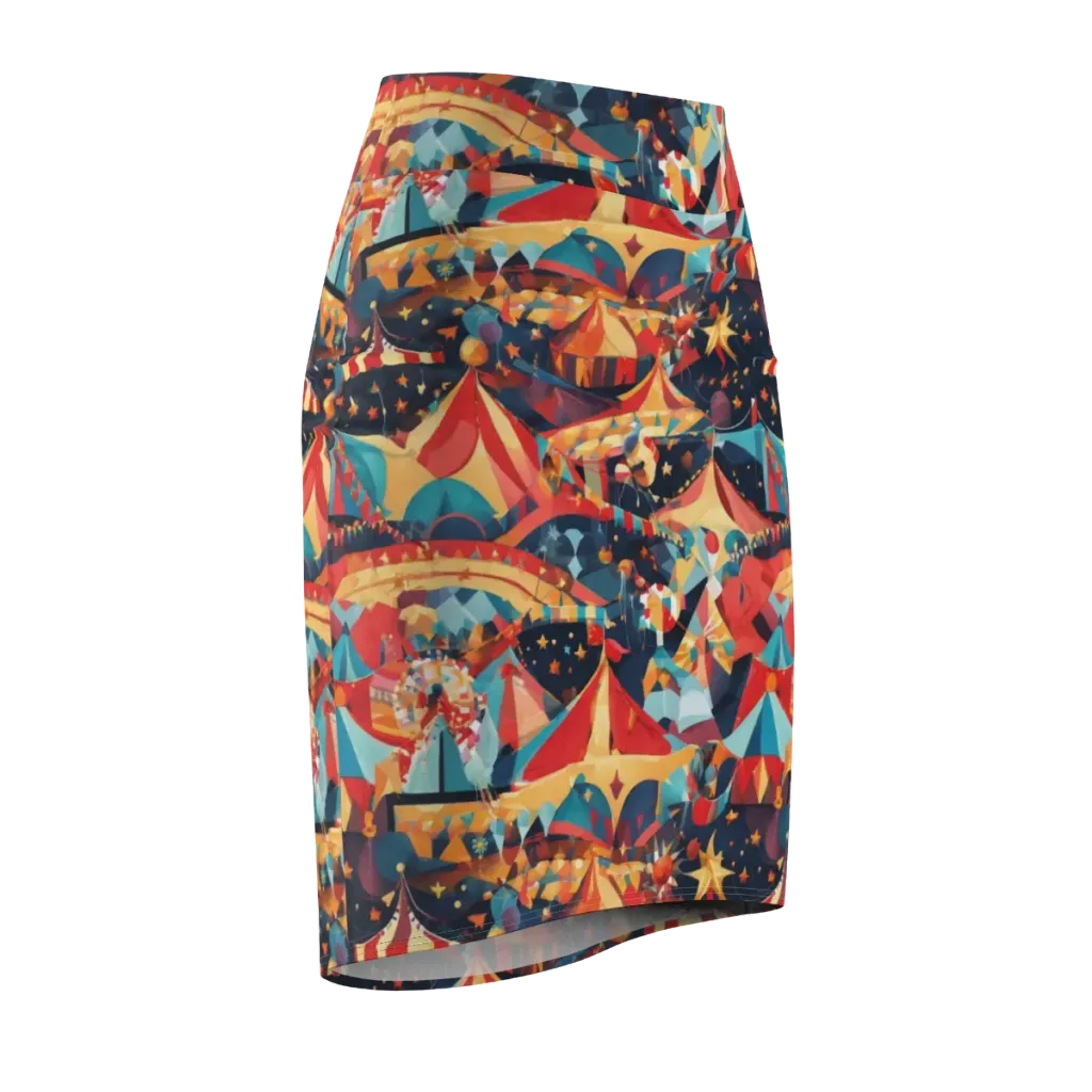 Midnight Big Top on Pencil Skirt — Front Side
