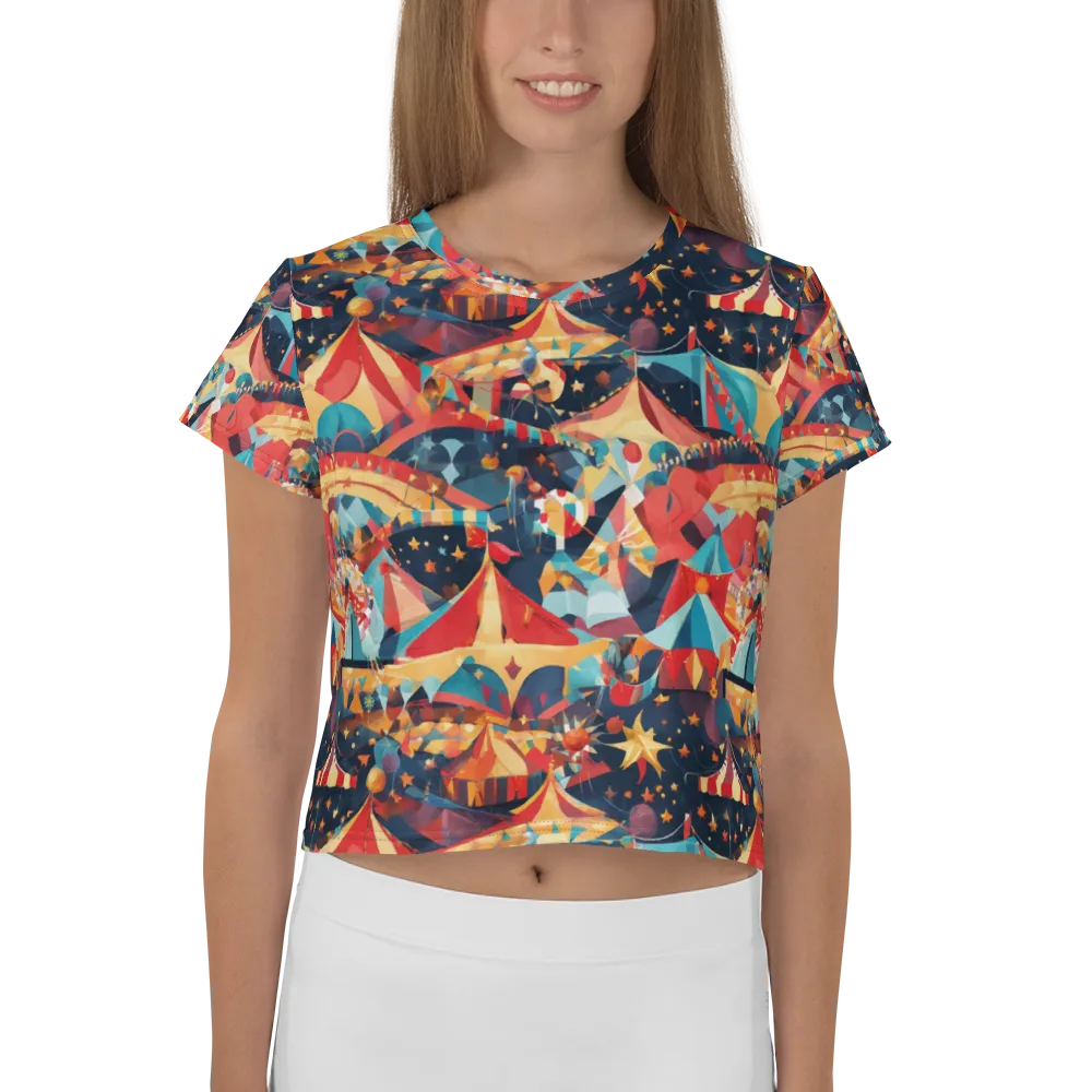 Midnight Big Top on Crop Tee — Front
