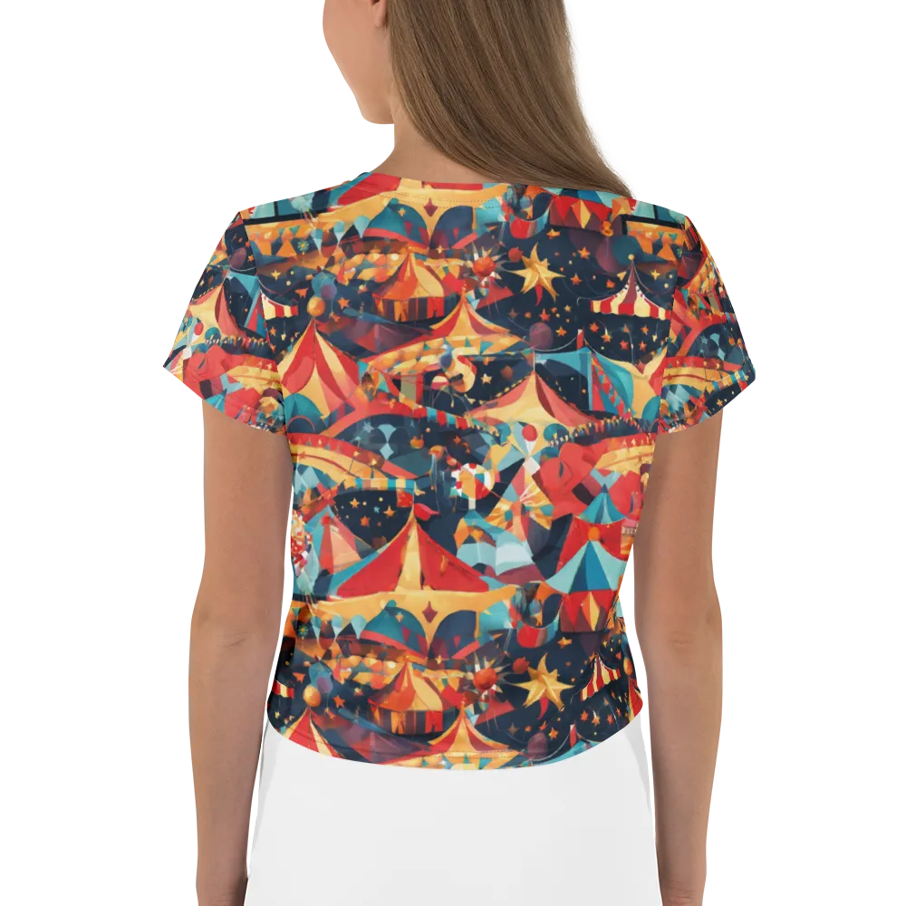Midnight Big Top on Crop Tee — Back