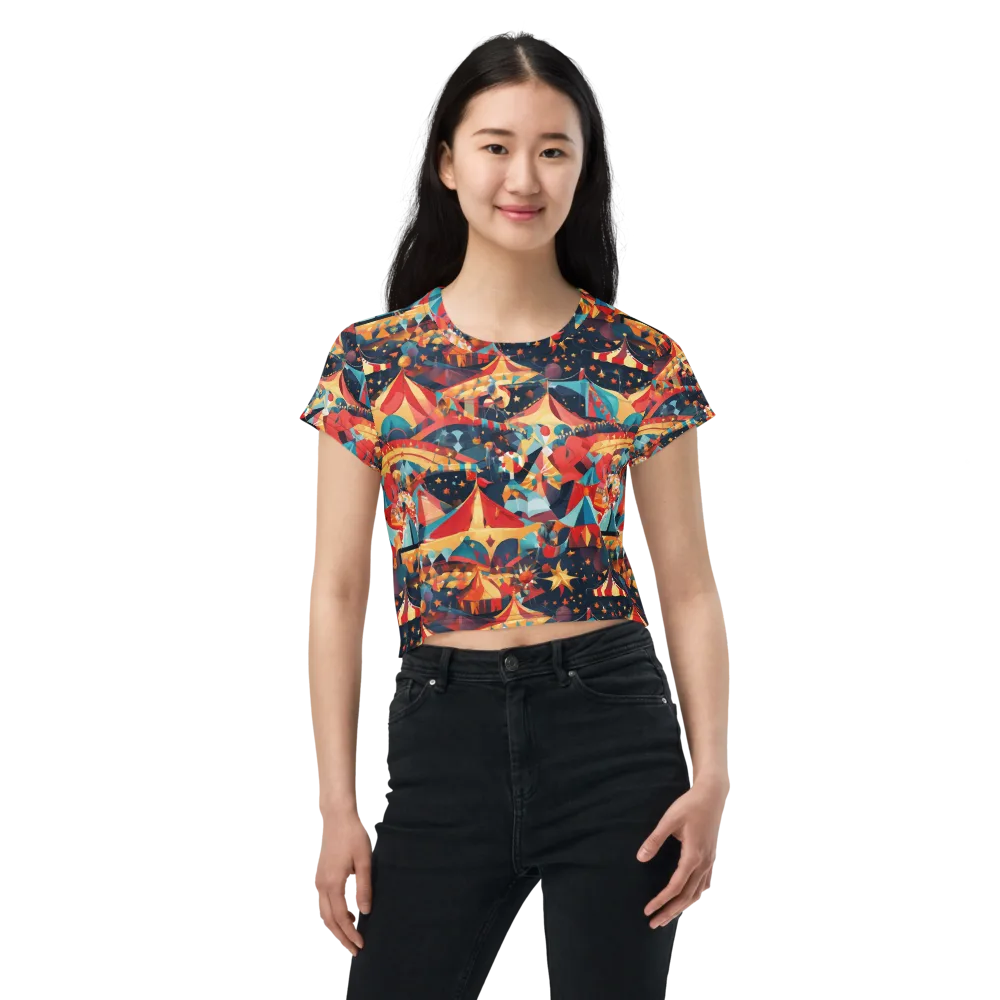 Midnight Big Top on Crop Tee — Front
