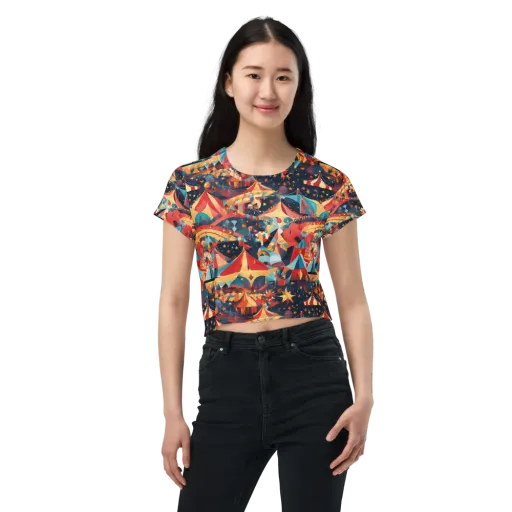 Midnight Big Top on a Crop Tee