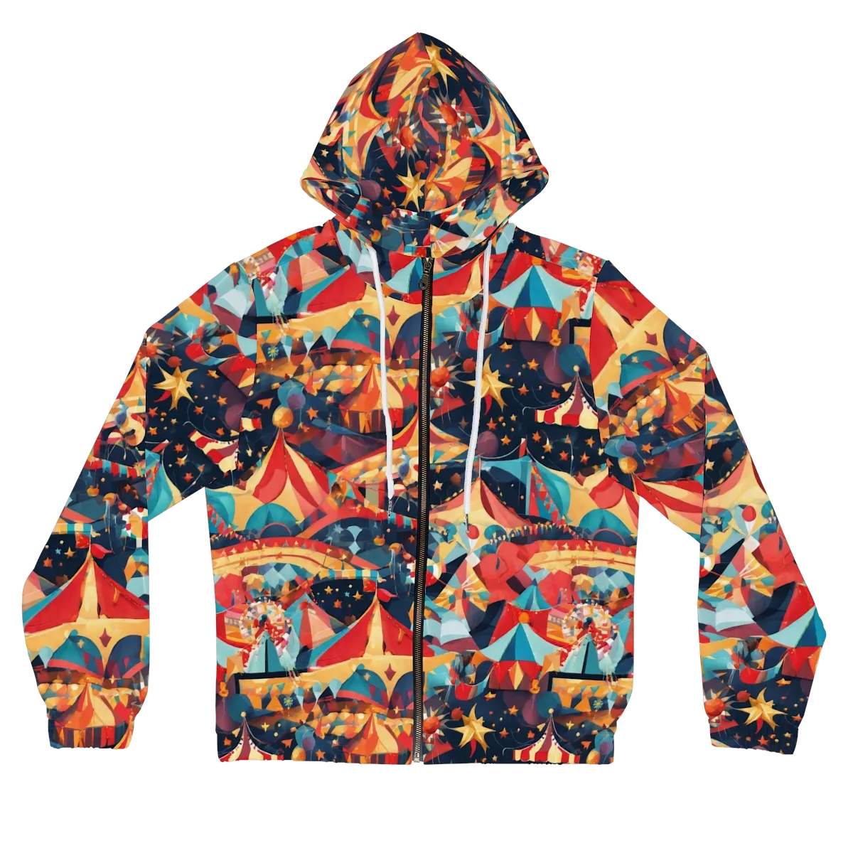 Midnight Big Top on Women's Full-Zip Hoodie — Front