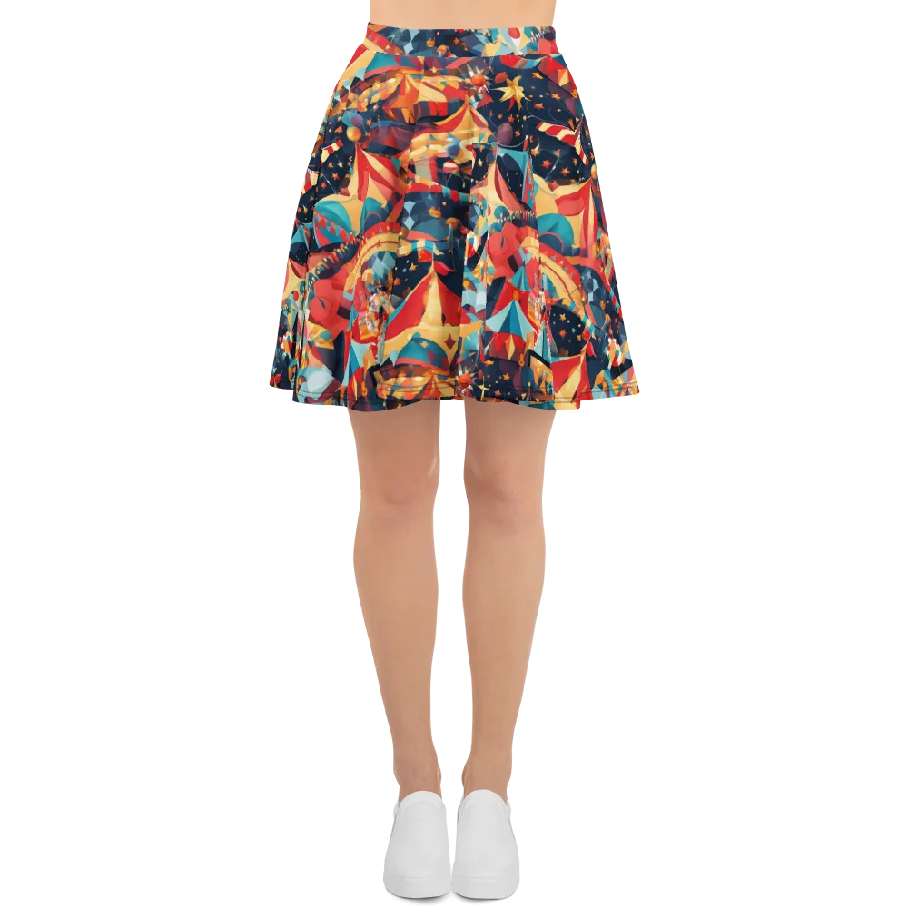 Midnight Big Top on Skater Skirt — Front