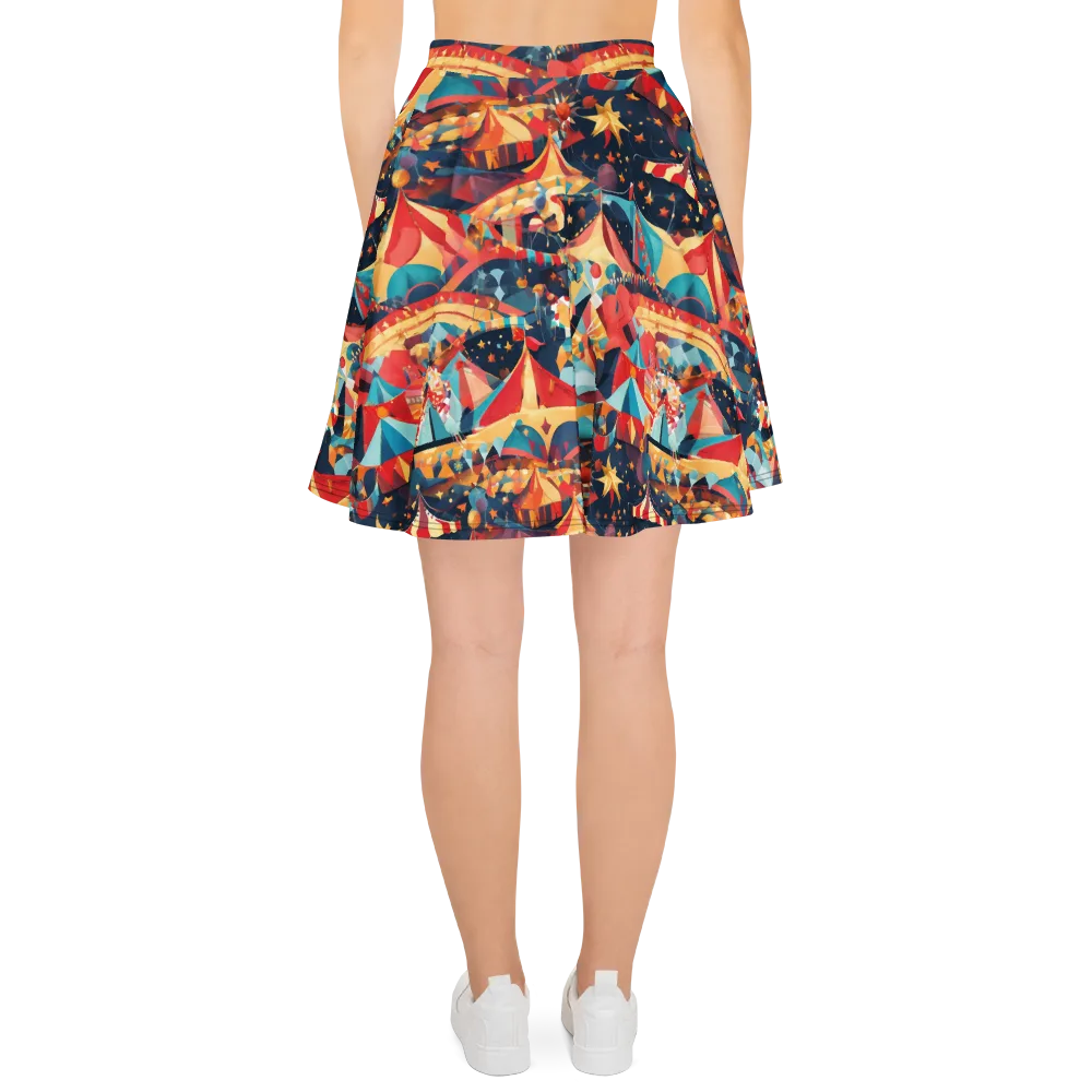 Midnight Big Top on Skater Skirt — Back