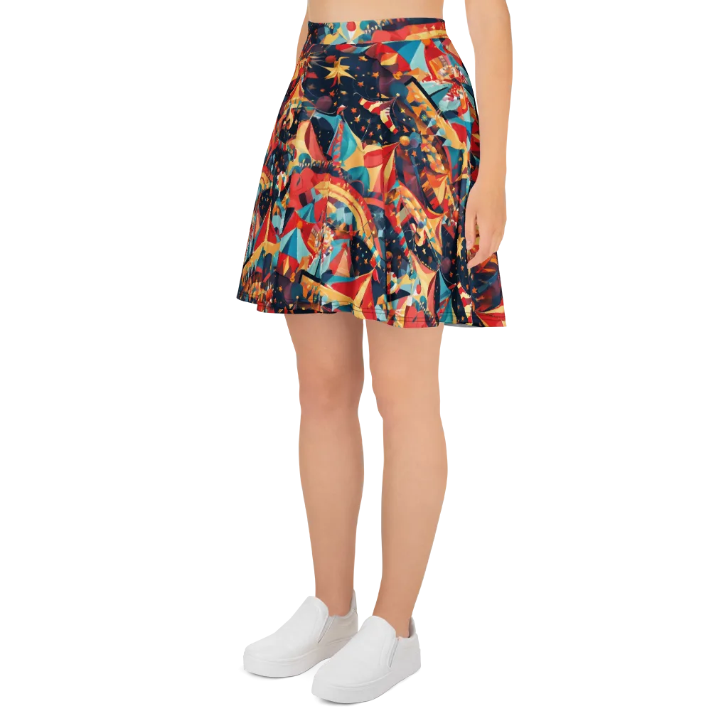 Midnight Big Top on Skater Skirt — Left