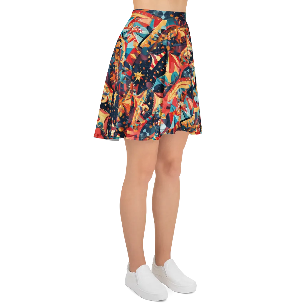 Midnight Big Top on Skater Skirt — Right