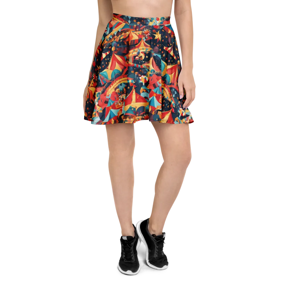 Midnight Big Top on Skater Skirt — Front