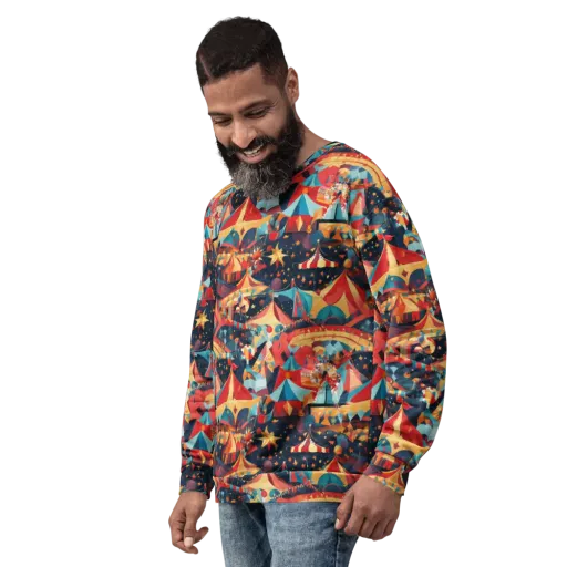 Midnight Big Top on a Sweatshirt