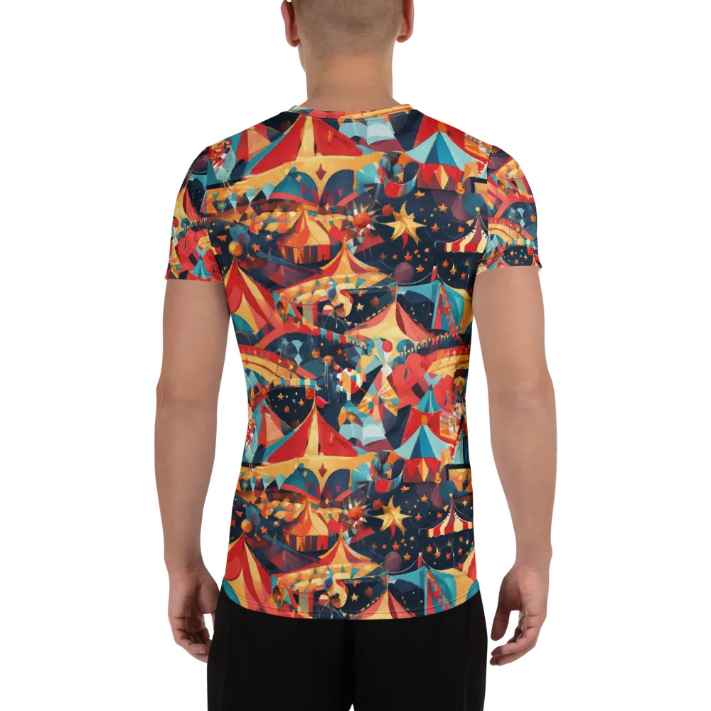 Midnight Big Top on Men's Athletic T-Shirt — Back