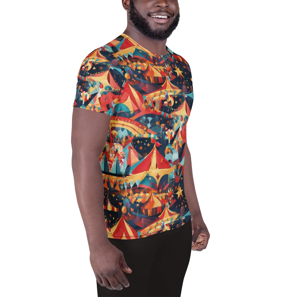 Midnight Big Top on Men's Athletic T-Shirt — Right