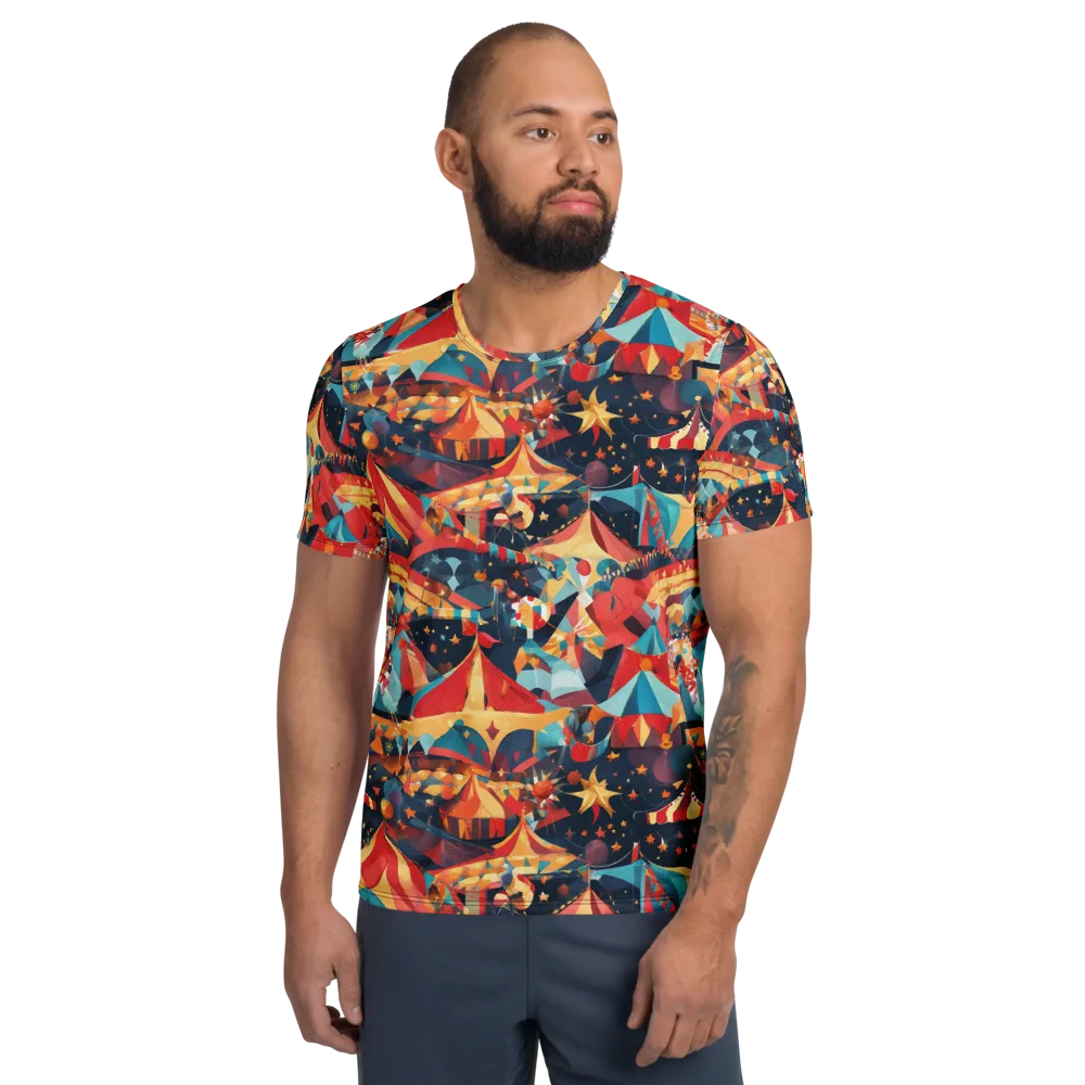 Midnight Big Top on Men's Athletic T-Shirt — Front