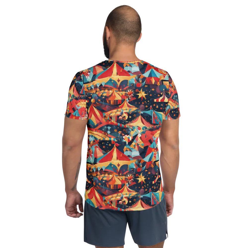 Midnight Big Top on Men's Athletic T-Shirt — Back