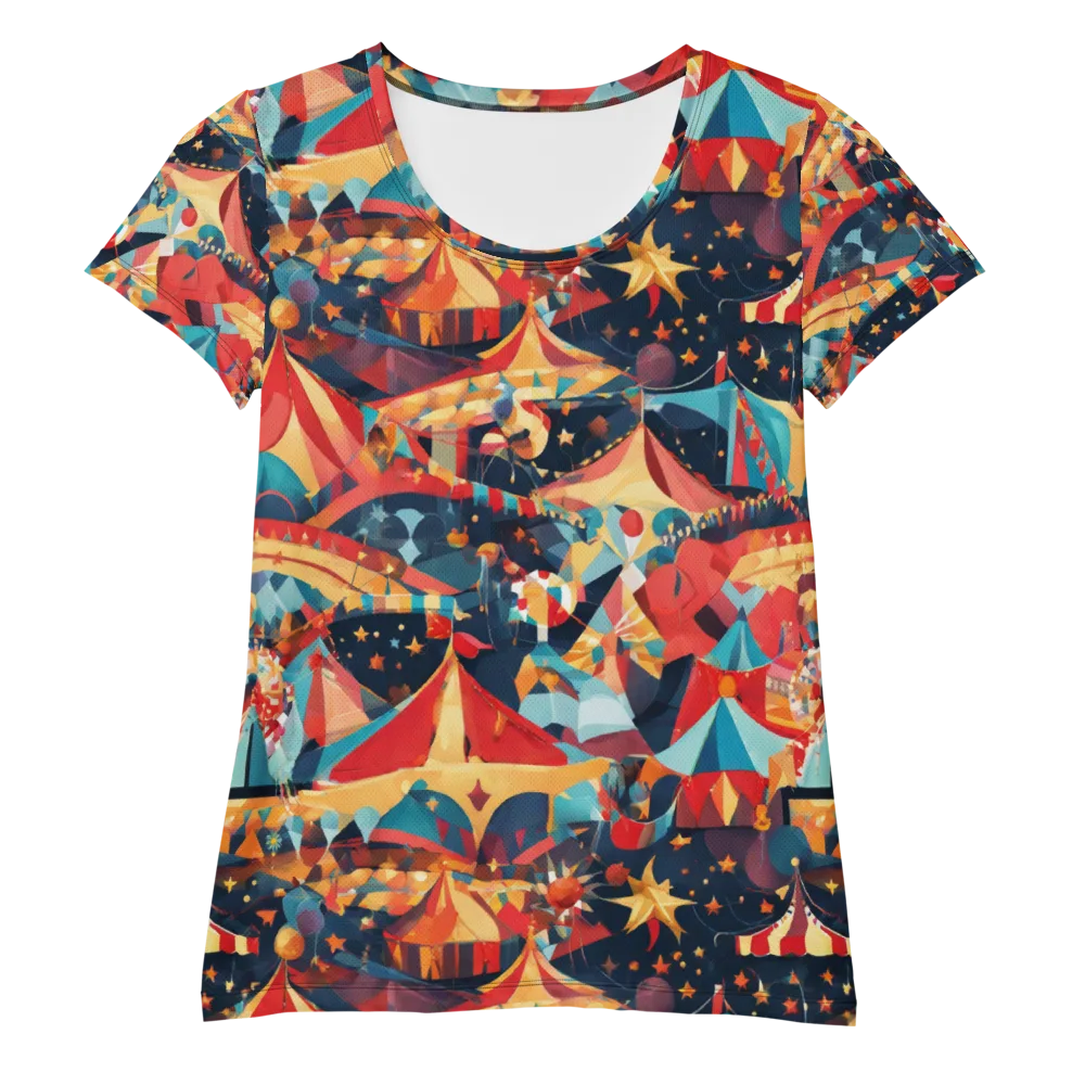 Midnight Big Top on Women's Athletic T-Shirt — Front