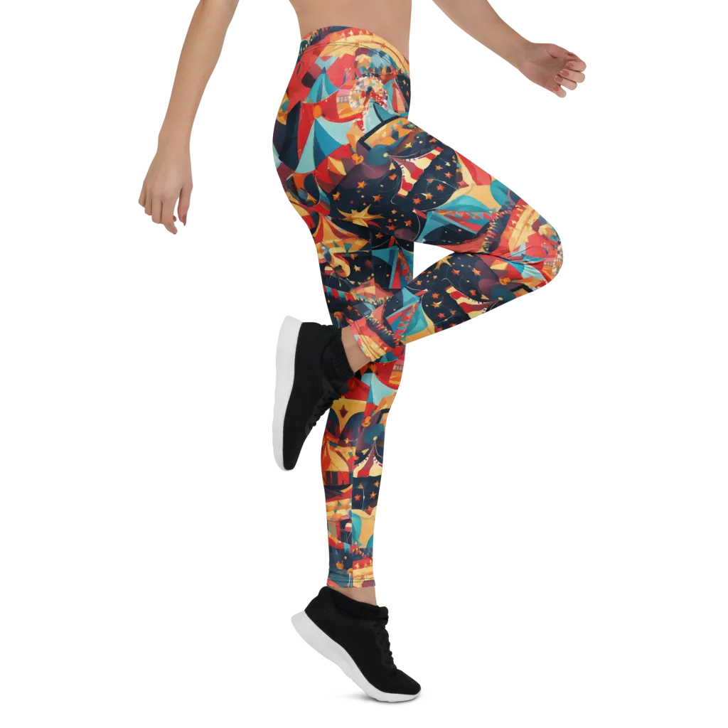 Midnight Big Top on Leggings — Right