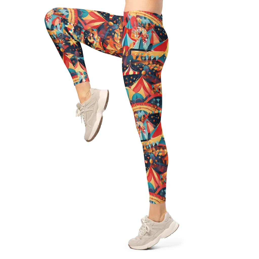 Midnight Big Top on Leggings — Left