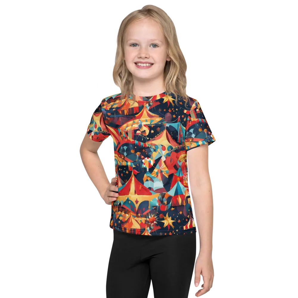 Midnight Big Top on Kids Crew Neck T-Shirt — Front