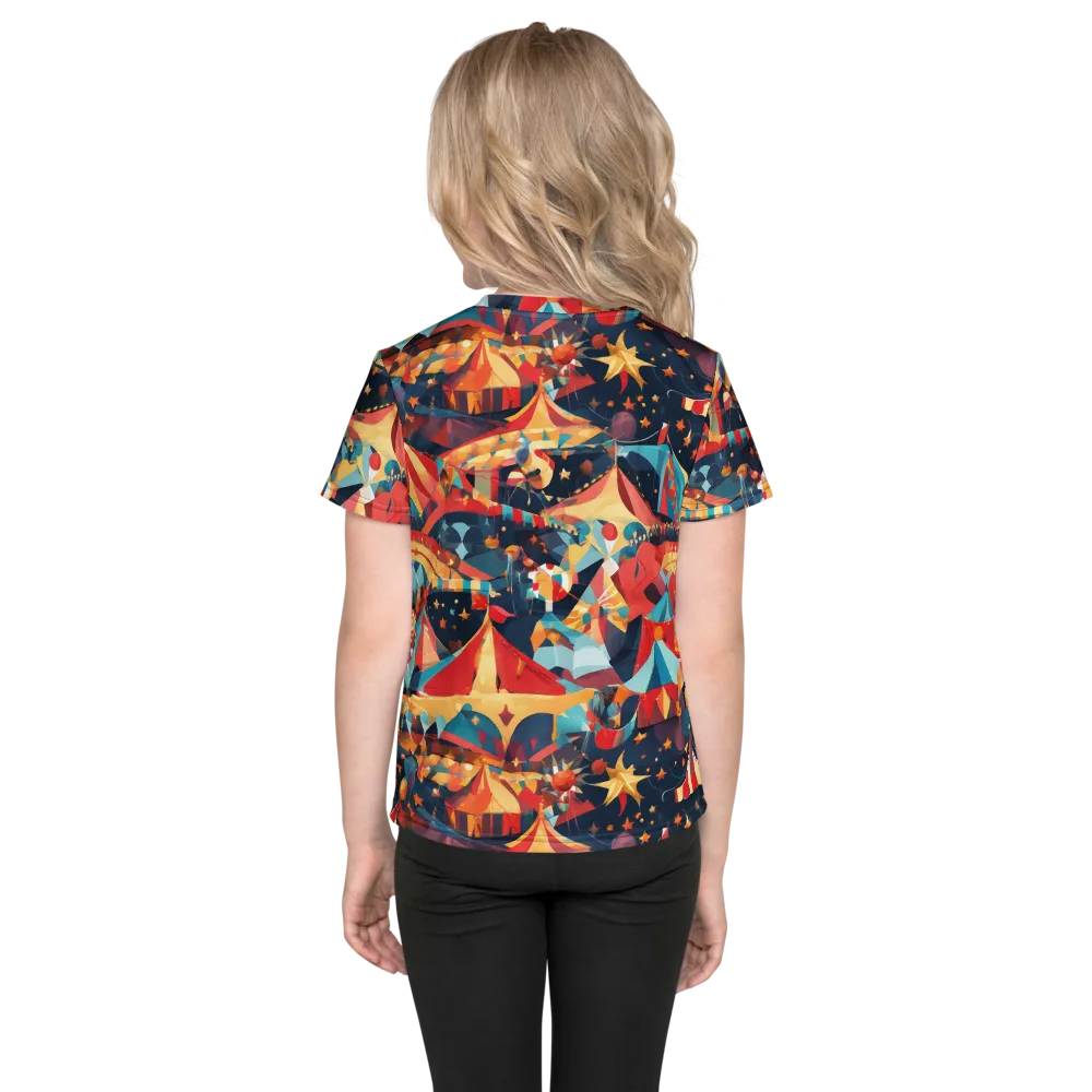 Midnight Big Top on Kids Crew Neck T-Shirt — Back