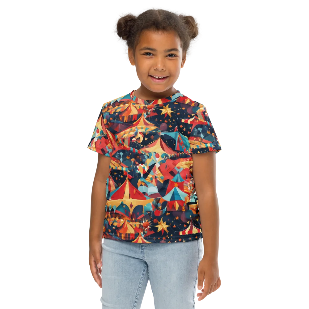 Midnight Big Top on Kids Crew Neck T-Shirt — Front