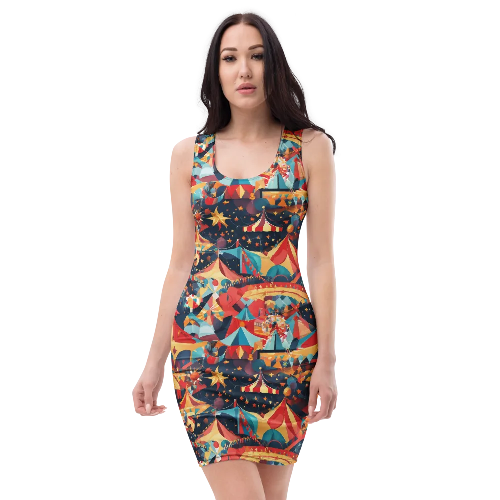 Midnight Big Top on Bodycon Dress — Front