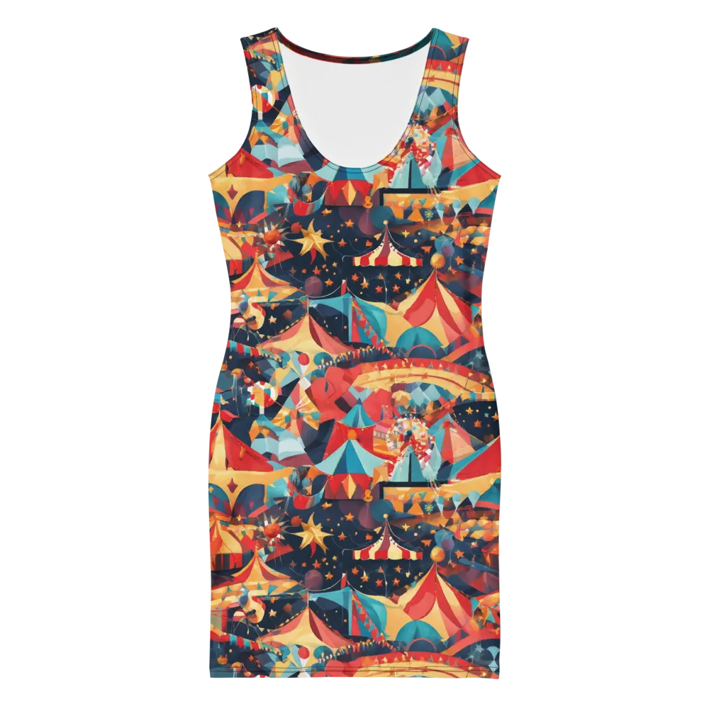 Midnight Big Top on Bodycon Dress — Front