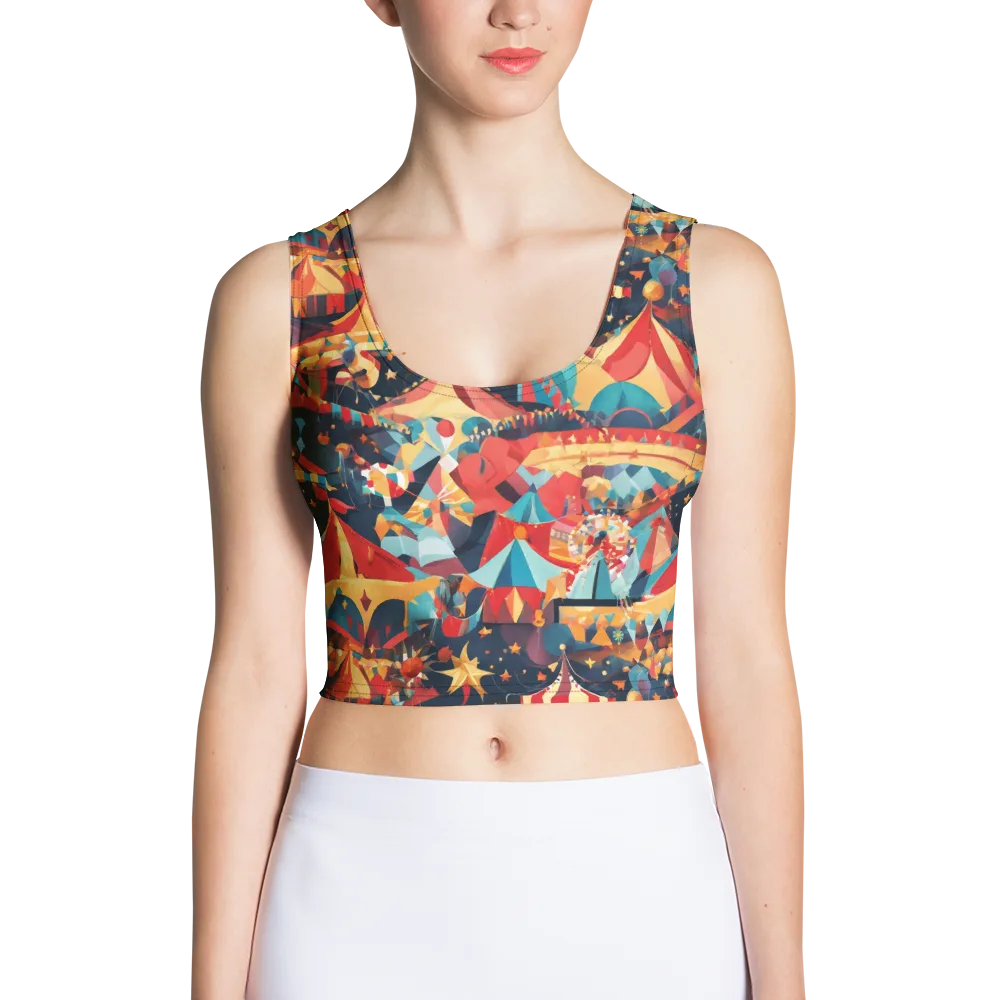 Midnight Big Top on Crop Top — Front