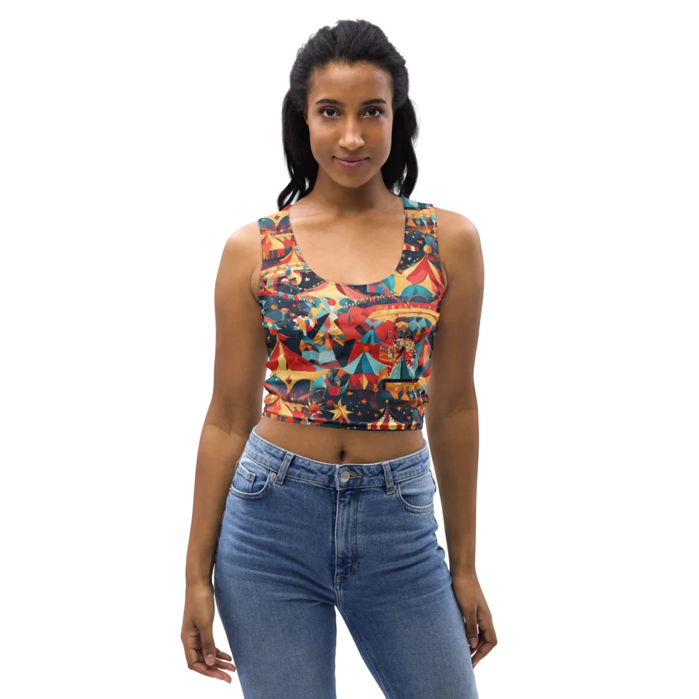 Midnight Big Top on Crop Top — Front