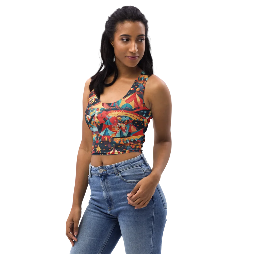 Midnight Big Top on Crop Top — Left Front