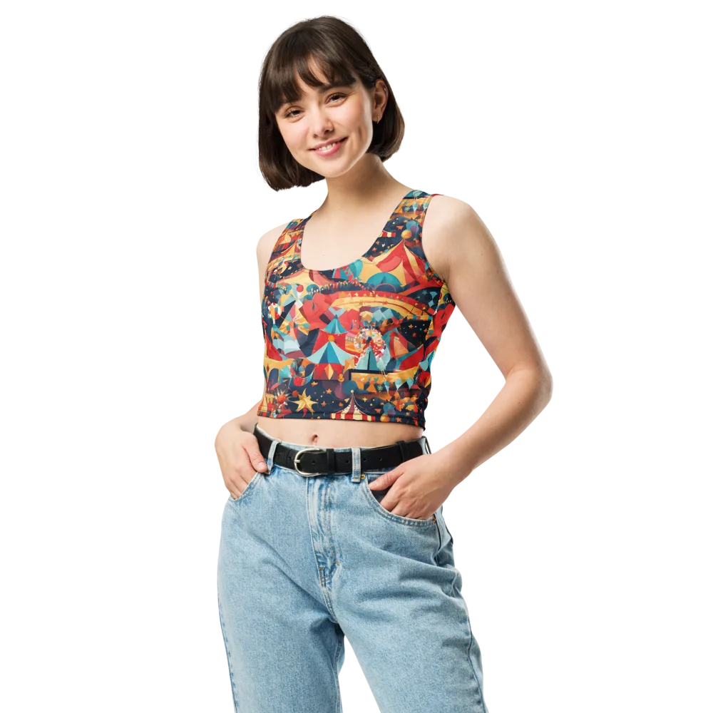 Midnight Big Top on Crop Top — Front