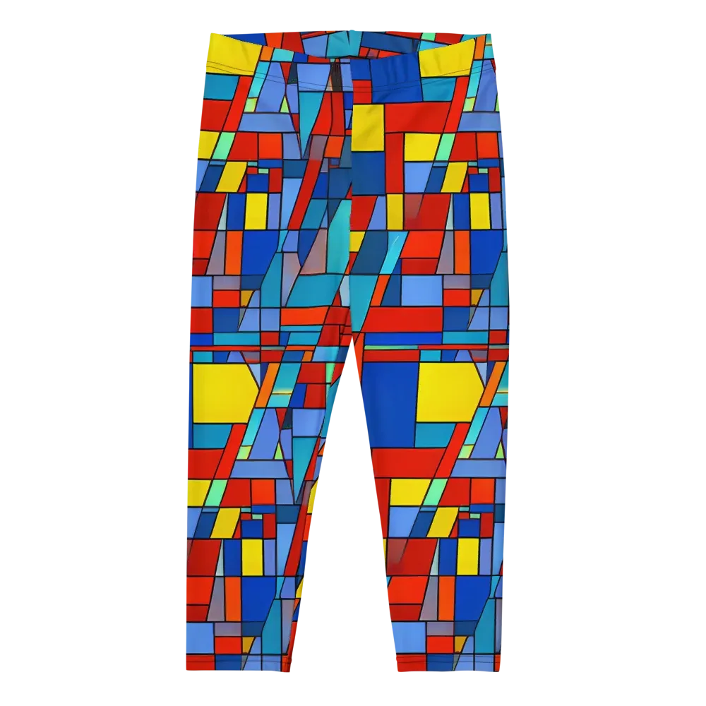 Scarlet Structure on Capri Leggings — Front