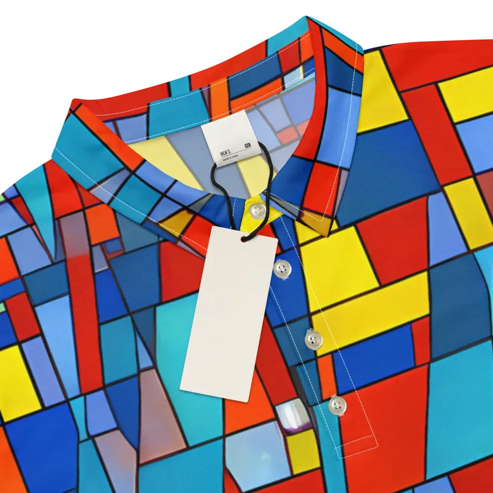 Scarlet Structure on Men's Slim Fit Polo Shirt — Product details