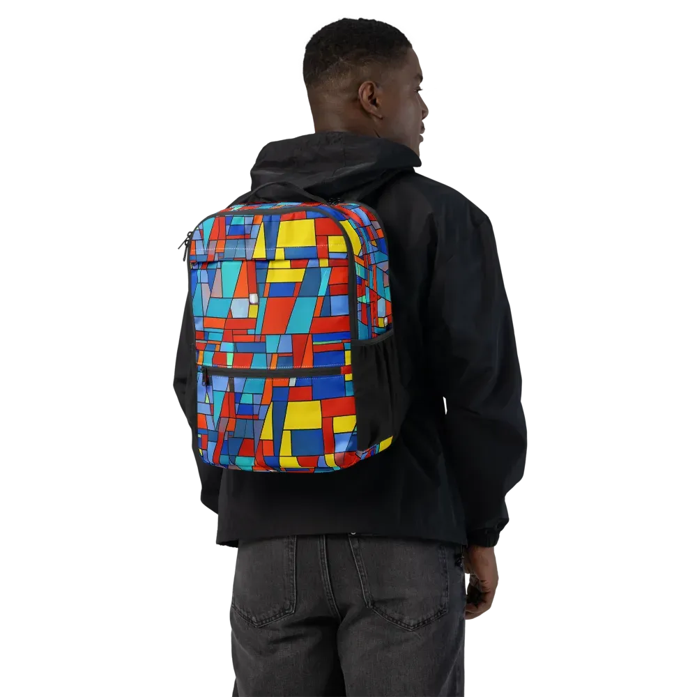 Scarlet Structure on Utility Backpack — Back