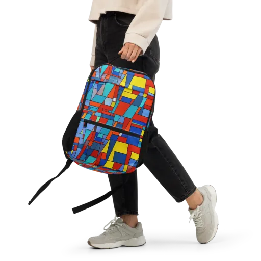 Scarlet Structure on a Utility Backpack
