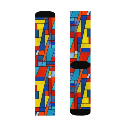 Scarlet Structure on a Socks