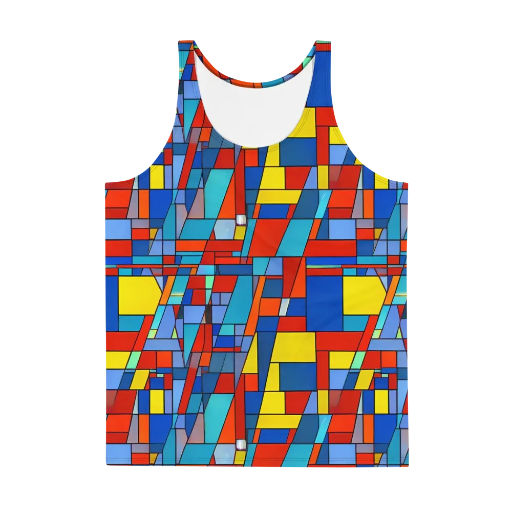 Scarlet Structure on Men's Tank Top — Front