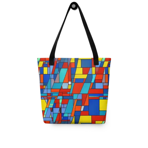 Scarlet Structure on a Tote Bag