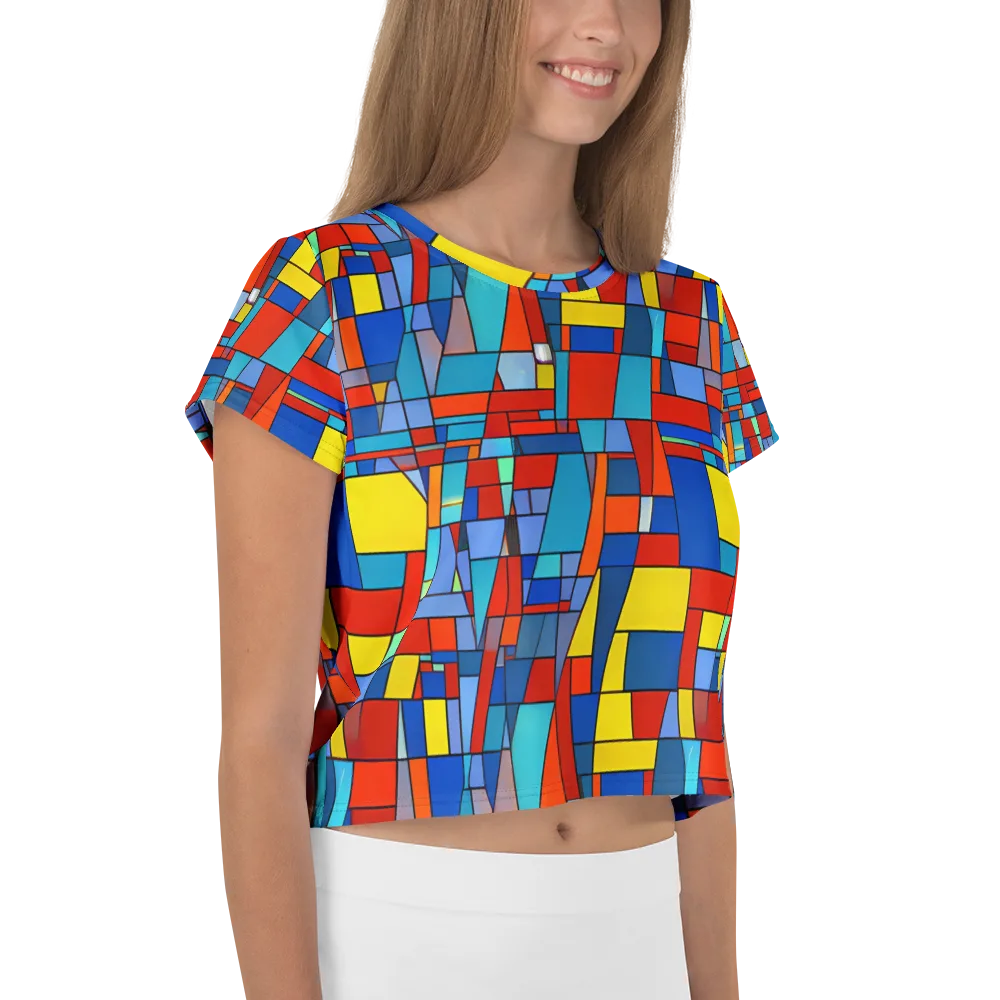 Scarlet Structure on Crop Tee — Right