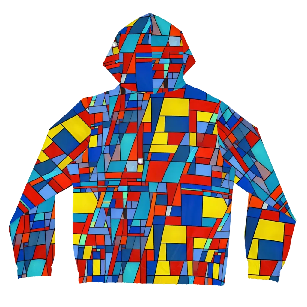 Scarlet Structure on Women's Full-Zip Hoodie — Back