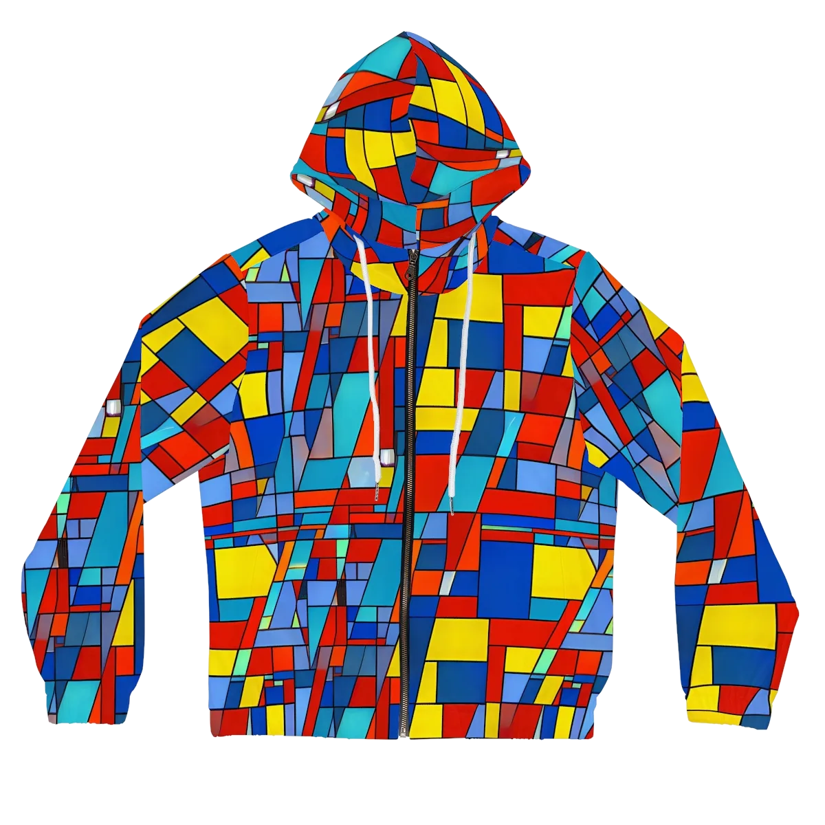 Scarlet Structure on Women's Full-Zip Hoodie — Front