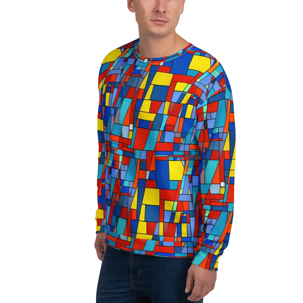 Scarlet Structure on Sweatshirt — Left Front