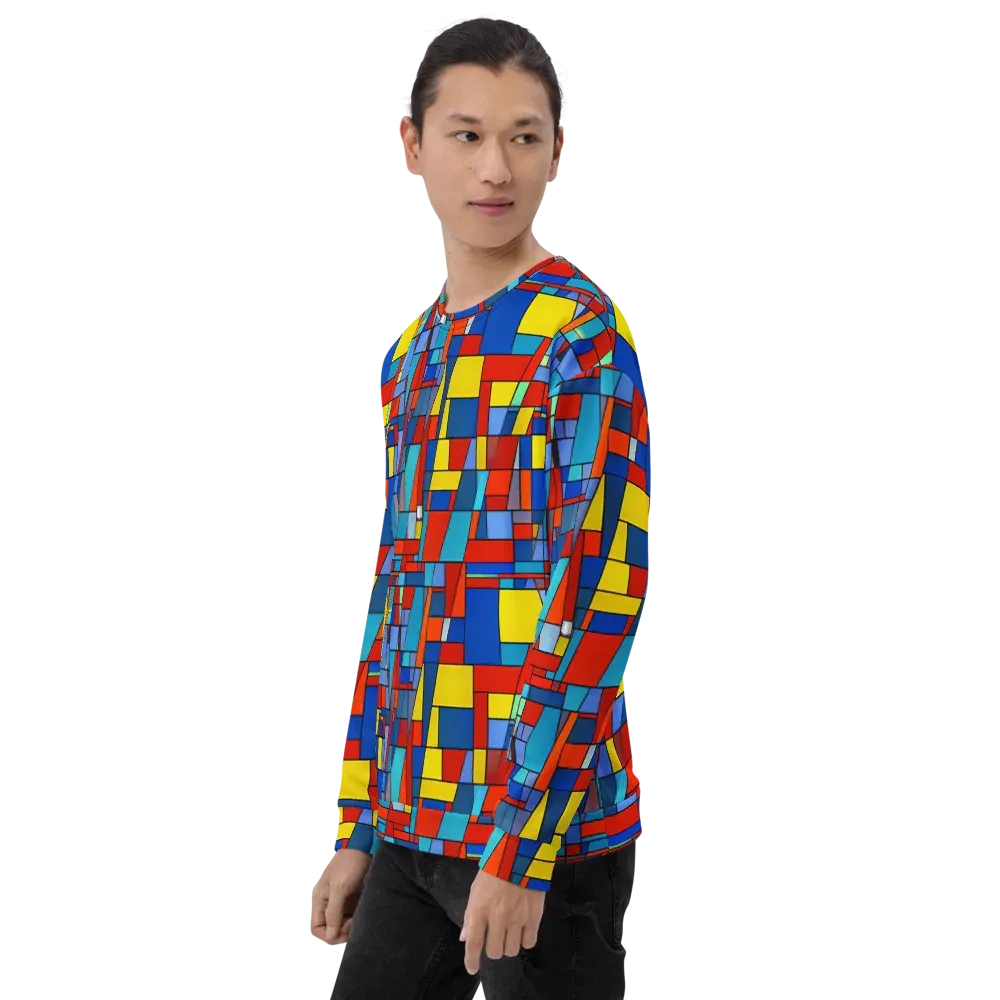 Scarlet Structure on Sweatshirt — Left Front