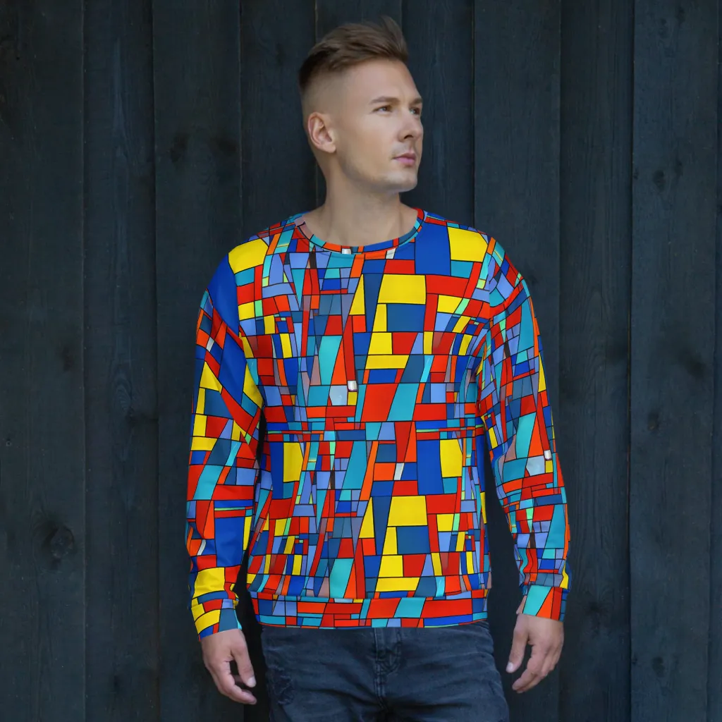 Scarlet Structure on Sweatshirt — Front