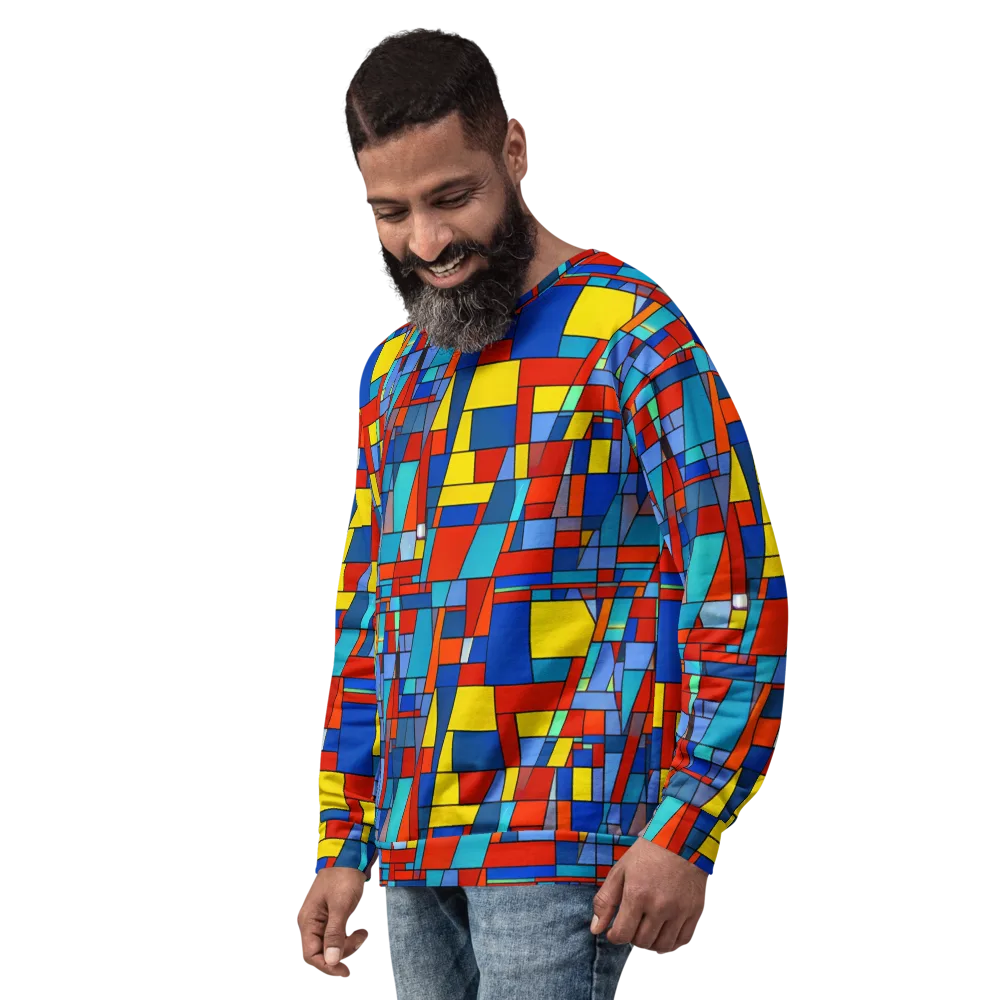 Scarlet Structure on Sweatshirt — Left Front