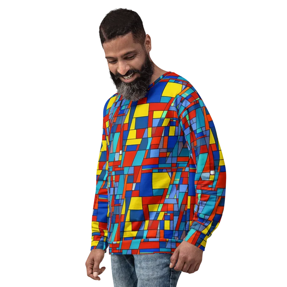 Scarlet Structure on Sweatshirt — Left Front