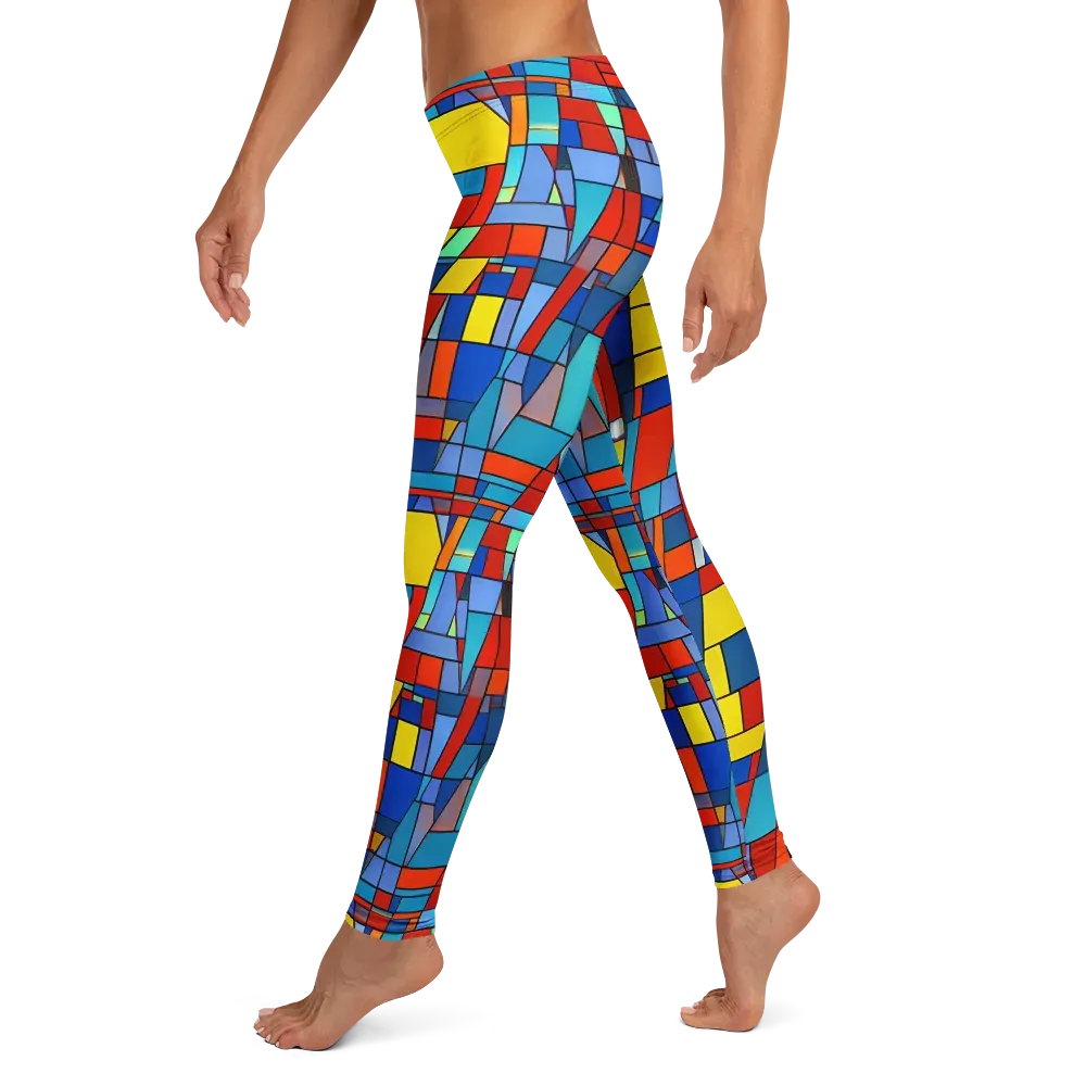 Scarlet Structure on Leggings — Left