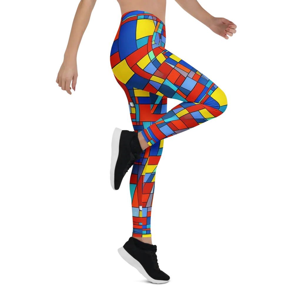 Scarlet Structure on Leggings — Right