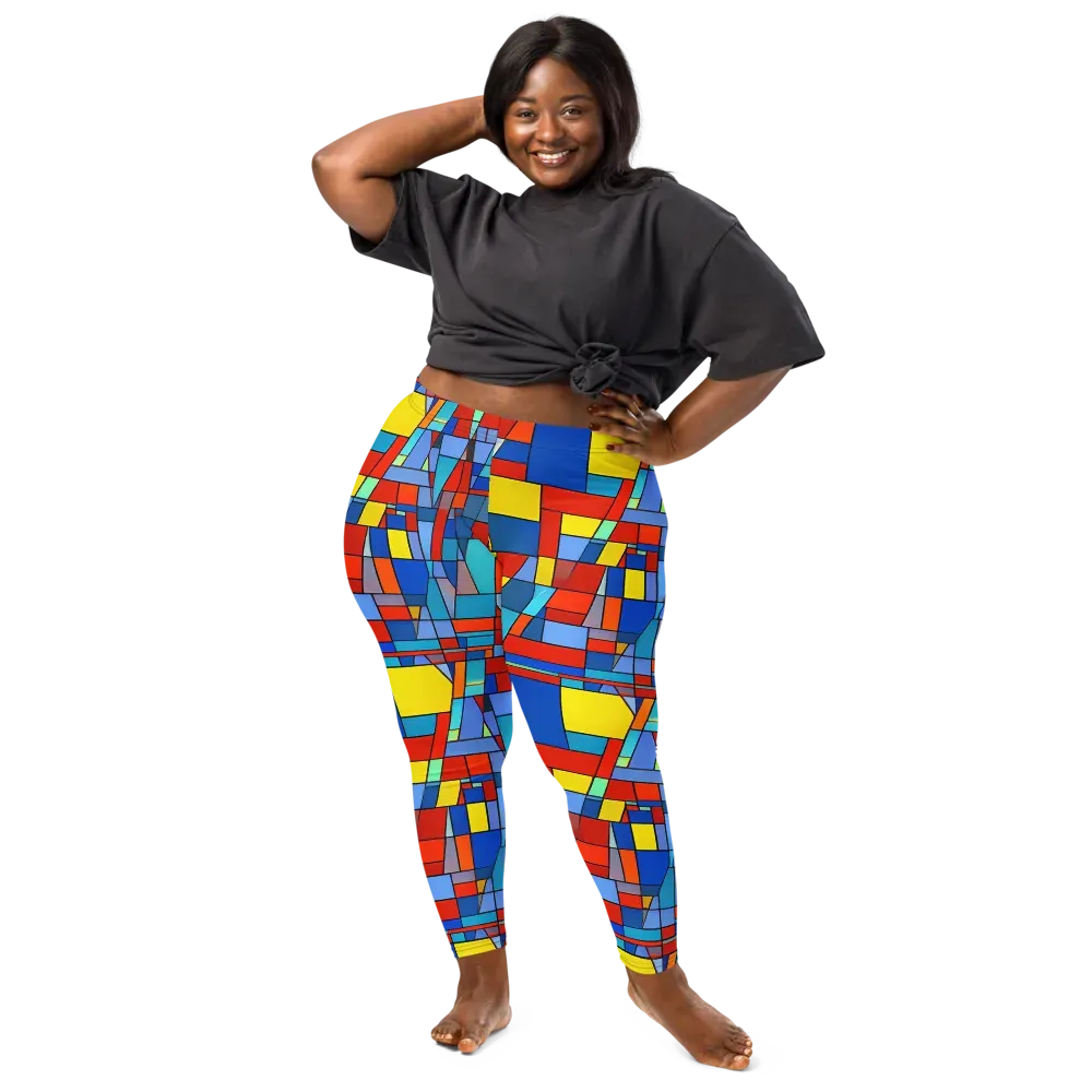 Scarlet Structure on Leggings — Front