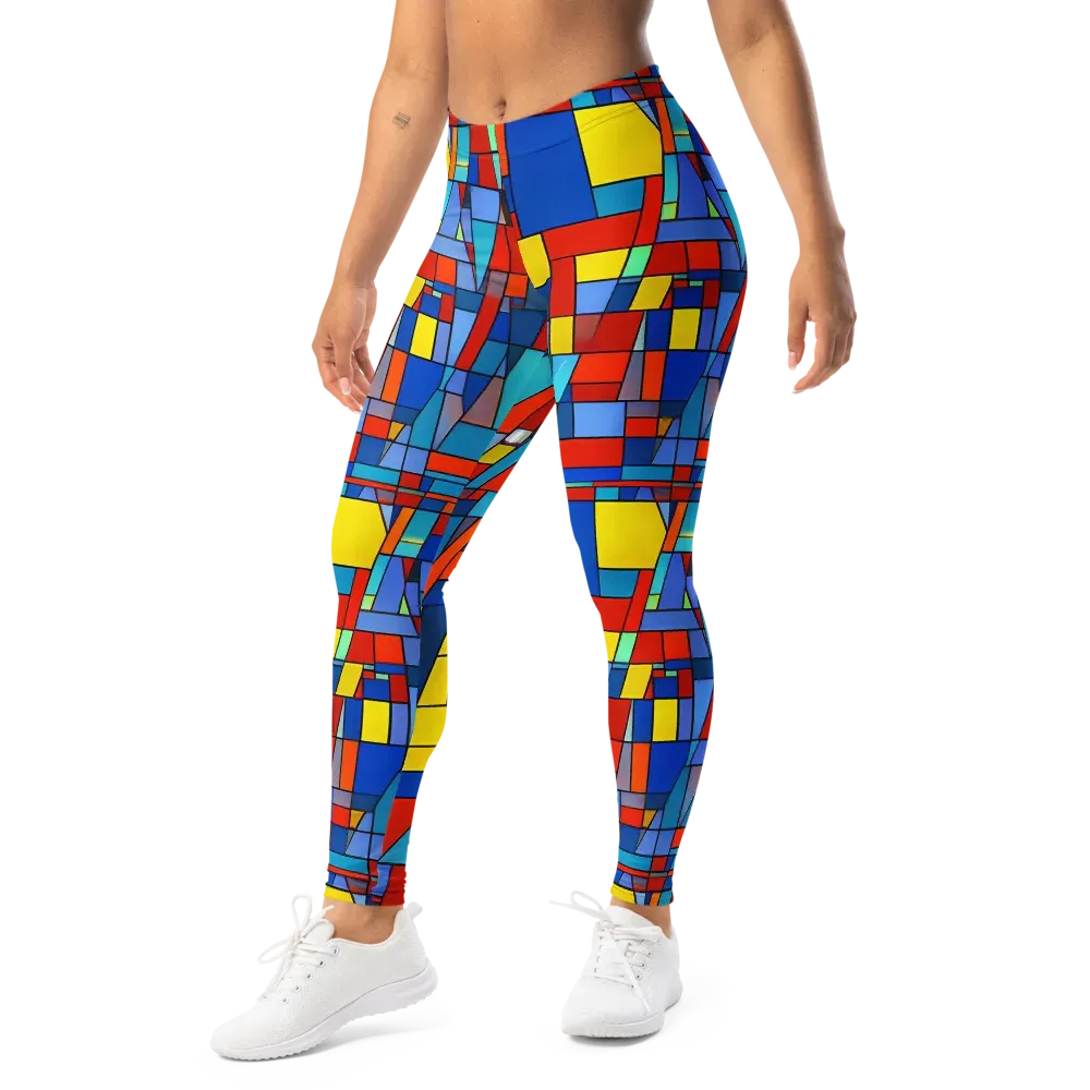 Scarlet Structure on Leggings — Left Front