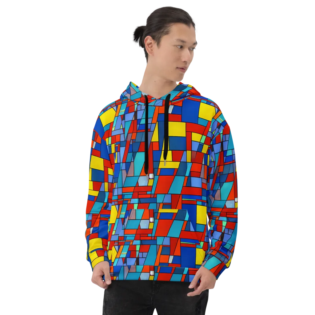 Scarlet Structure on Hoodie — Front