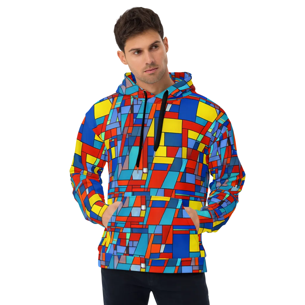 Scarlet Structure on Hoodie — Front