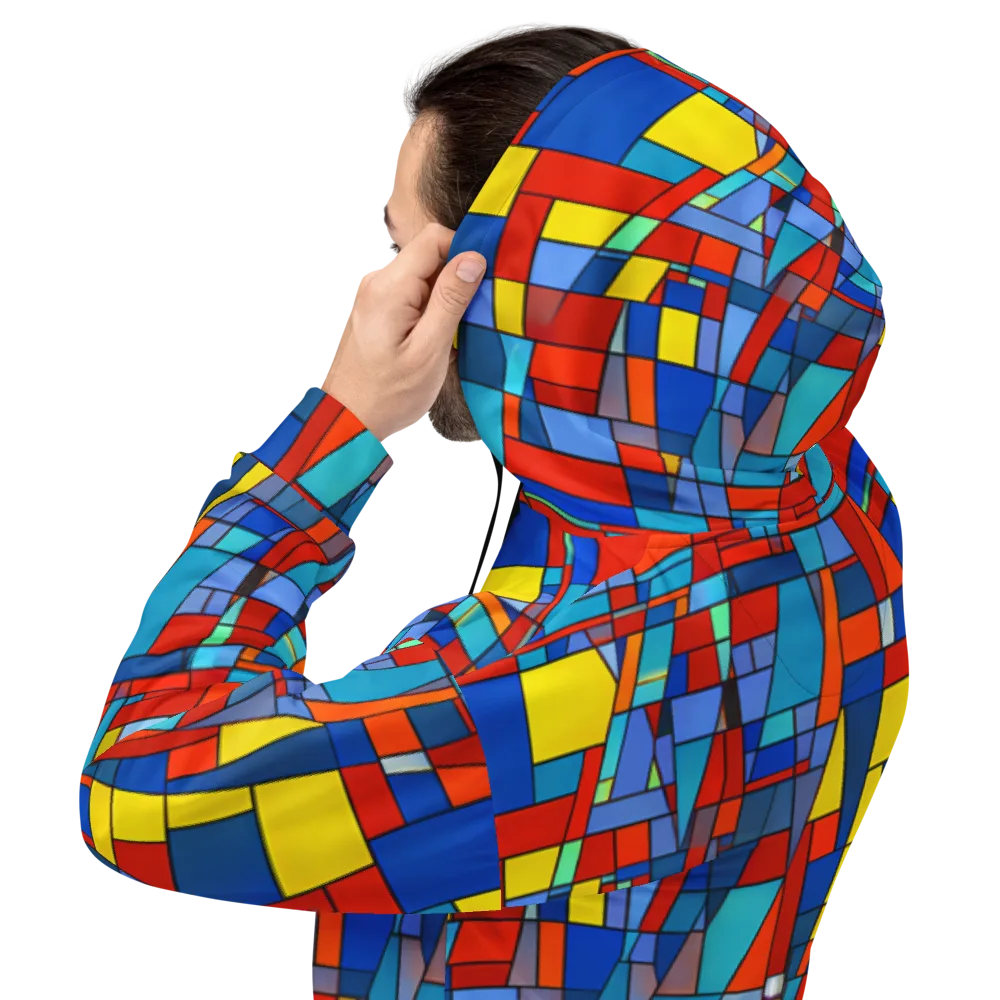Scarlet Structure on Hoodie — Back